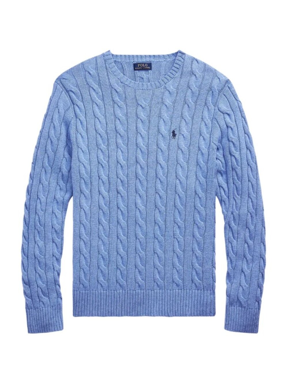 Polo Ralph Lauren Cotton Cable-Knit Crewneck Sweater Men's Sz SM